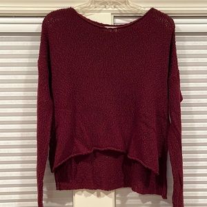 Hollister Burgundy Sweater